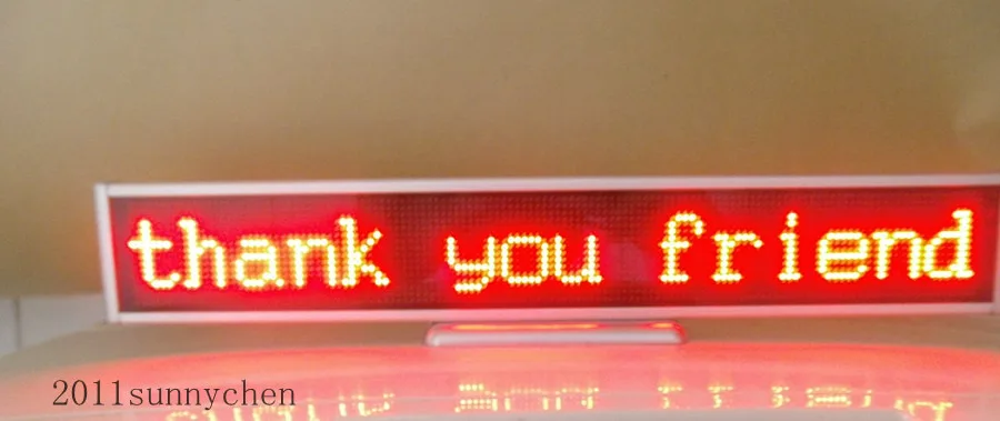 

Red Programmable LED Message Display Panel Board 16x128