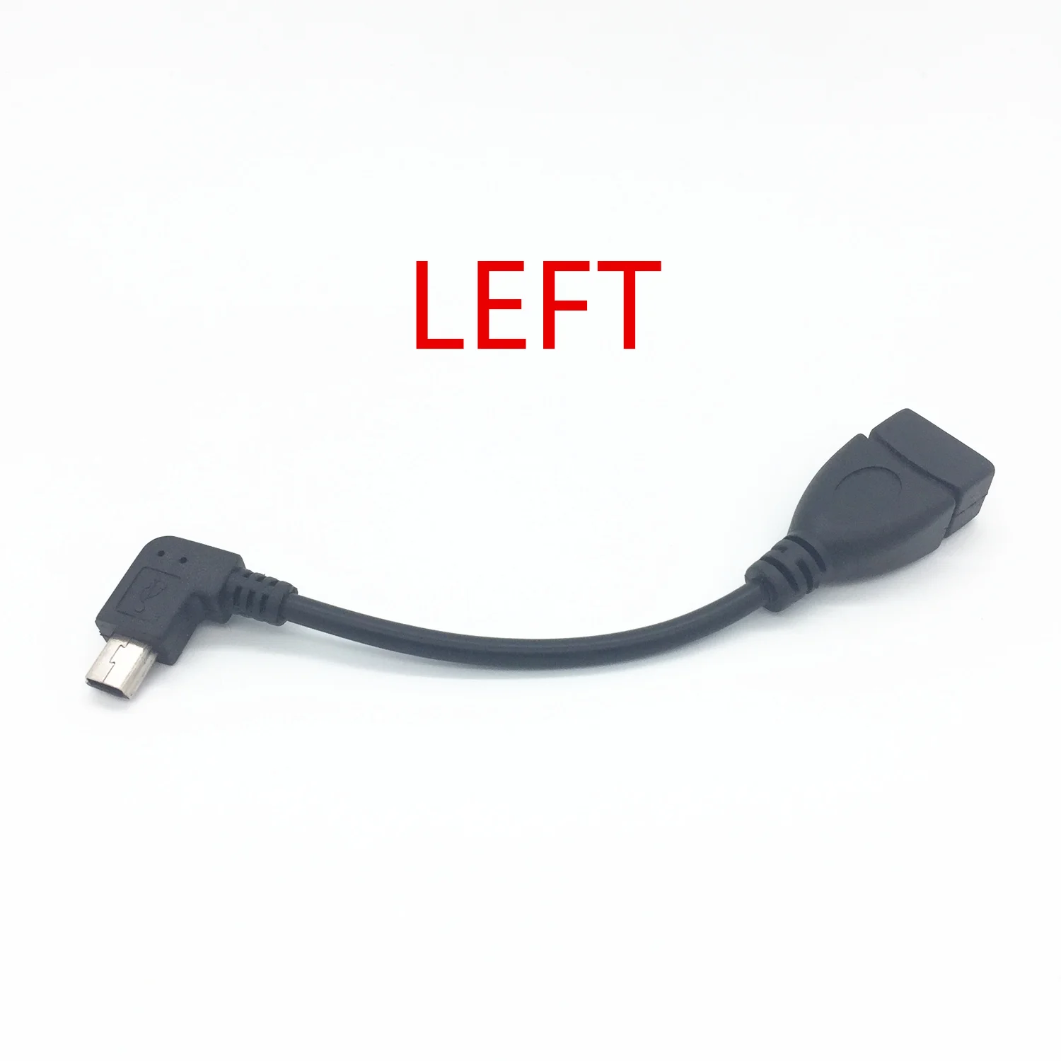 Бесплатная доставка 90 градусов левый Угол Мини 5pin USB папа к гнезду Зарядное