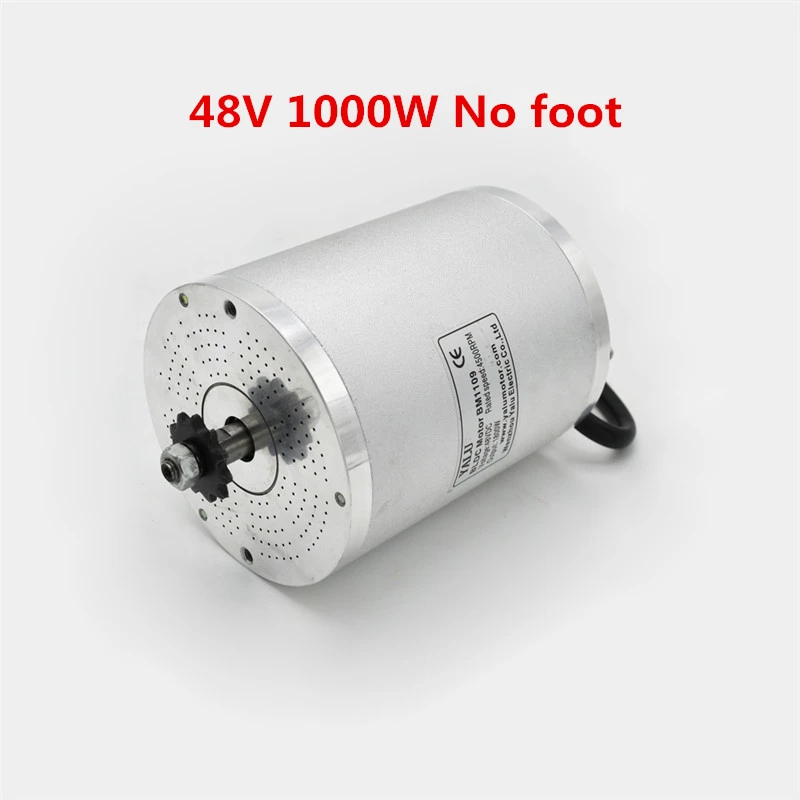 48V 1000W No foot MY1020 Модернизированный бесщеточный мотор BM1109 электродвигатель велосипеда 36 В/48 в 1000 Вт комплект для переоборудования электрического велосипеда BLDC центральный привод - Цвет: 48V 1000W No foot