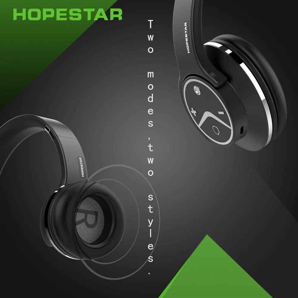 HOPESTAR E3 Портативный складной USB беспроводной Bluetooth динамик и гарнитура 2 в 1