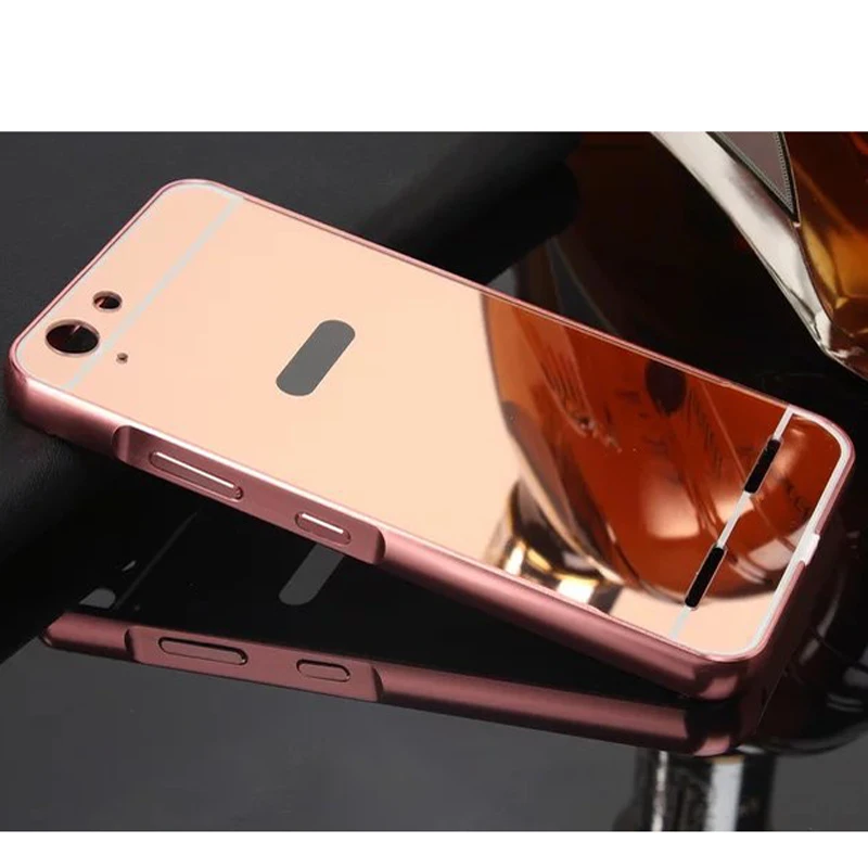 Мода Подарок Роскошные Золотое Покрытие Алюминий Металлический Каркас + Зеркало