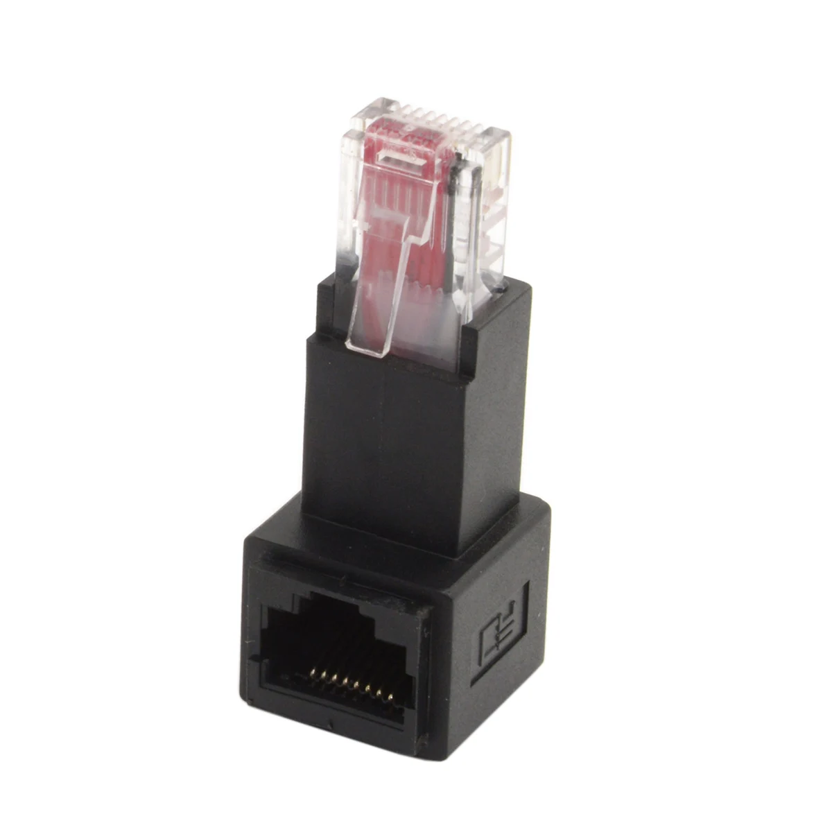 Zihan вниз Угловой 90 градусов 8P8C FTP STP UTP Cat 5e мужчин и женщин Lan Ethernet сетевой адаптер