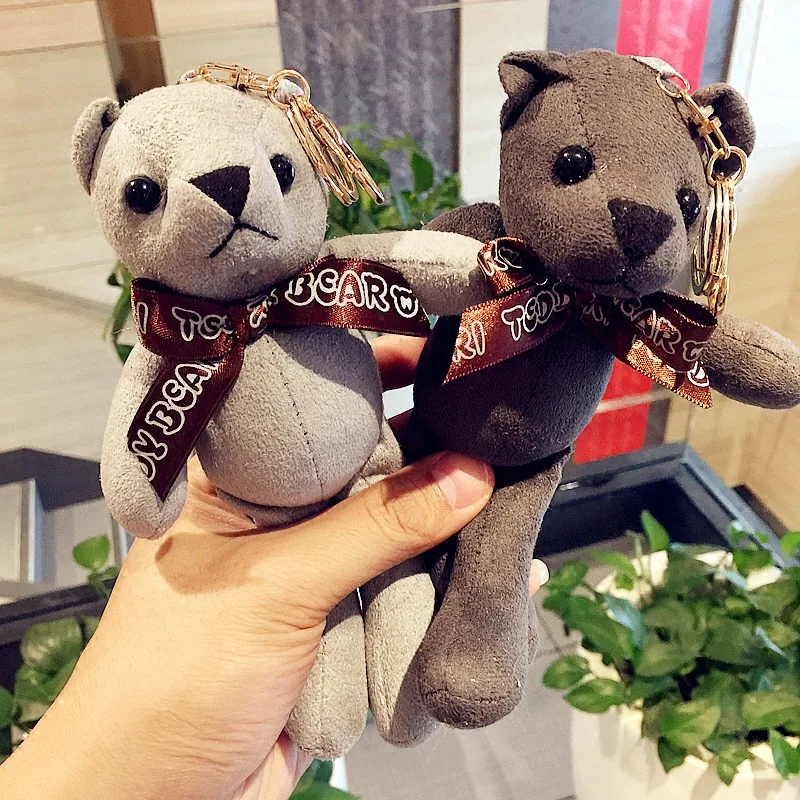 Ремень popobe мрачные Мишка Милые Плюшевые сумка брелок 2018 ключ держатель для сумки