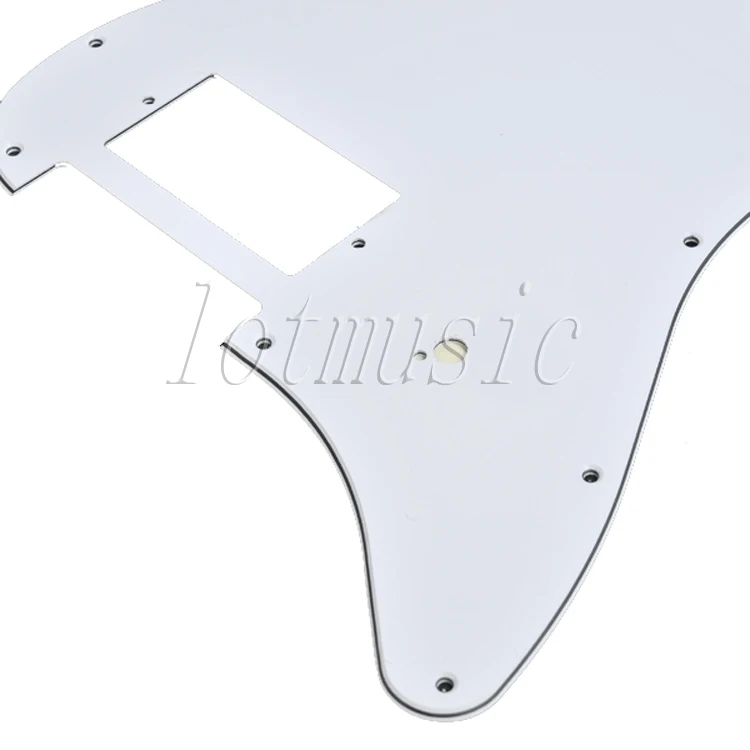 8 белых накладок для защиты от царапин один хамбакер Для замены накладки на