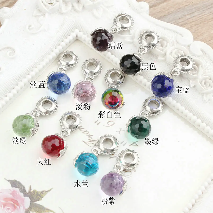 

New Style Colorful Crystal/Butterfly decoration Alloy silver tone Fashion Metal Charms diy necklace/Earring Jewelry pendants