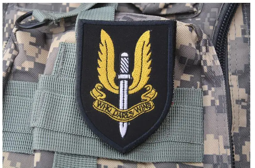 Военные нашивки Великобритании Special Air Услуги SAS вышитые тактическая повязка на