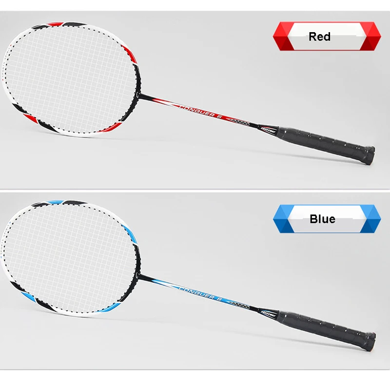Профессиональные ракетки для бадминтона Crossway легкие Углеродные 1 пара с