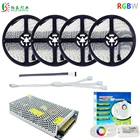 Светодиодная лента RGBW 12 в 5050 RGBWW, Светодиодная лента 20 м 10 м, водонепроницаемая гибкая лента RGBW RF 2,4G, источник питания контроллера RGBW