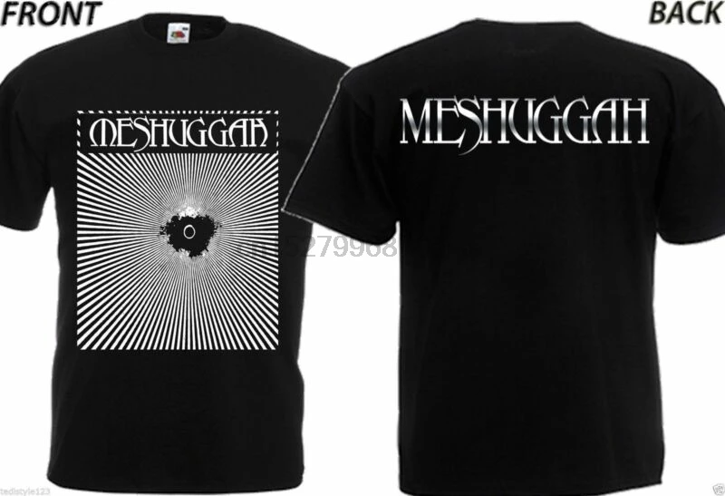 Новая футболка с принтом DTG MESHUGGAH SMLXLXXL3XL4XL5X|Мужские футболки| |