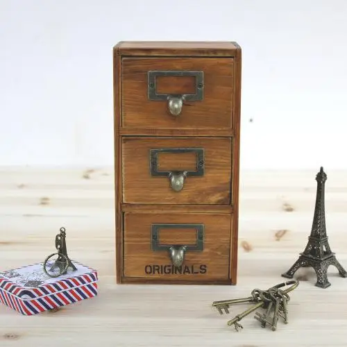Staygold Zakka ящик подбокс для хранения деревянный чистый цвет стол мусора отделочная коробка для хранения предметов домашнего обихода косметический Чехол - Цвет: Коричневый
