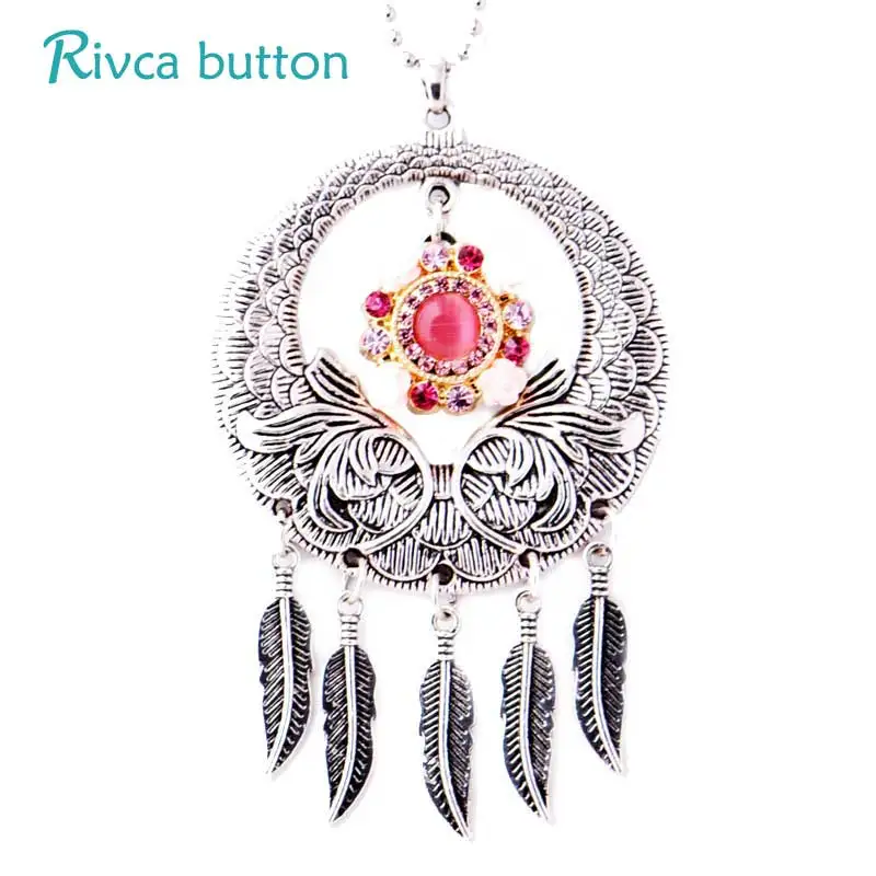 RIvca украшение с защелкой серпантин стиль кленовые листья ожерелье кисточками для