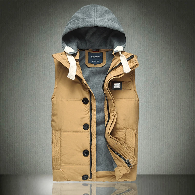 Free shipping plus size 6XL XXXL 4XL 5XL Small cotton vests vest waistcoat outerwear brand down coat polo winter snow | Мужская одежда
