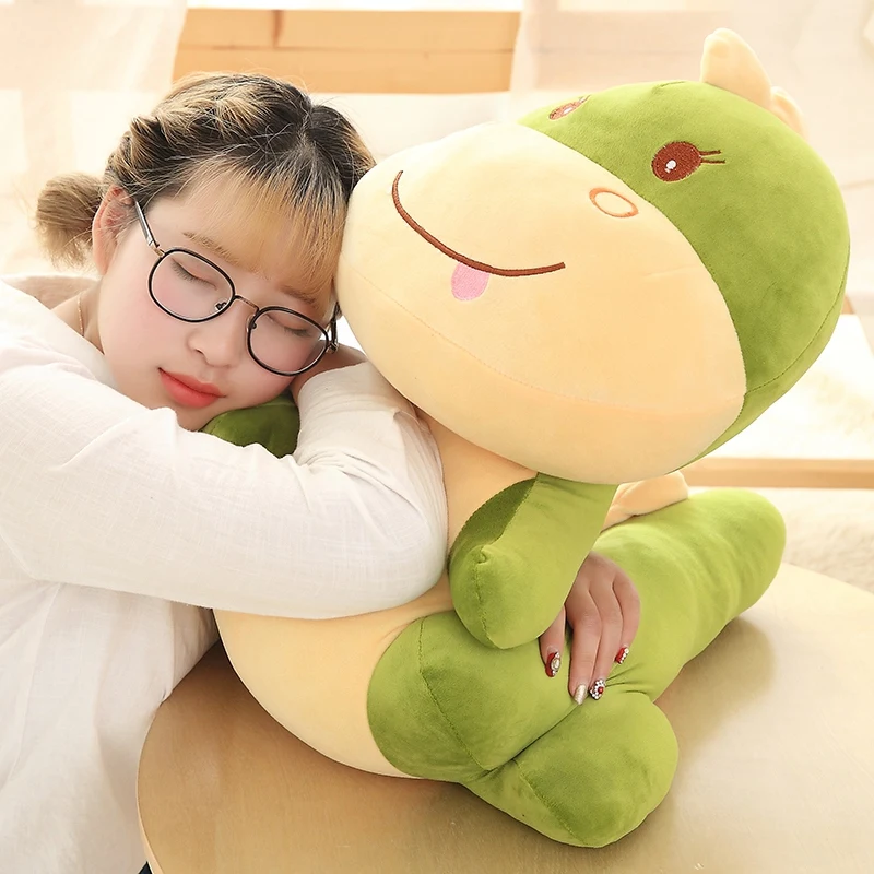 

Dorimytrader 2018 Pop Soft Cartoon Dinosaur Plush Doll Big Stuffed Anime Dinosaurs Toy Pillow Kids Gift 31inch 80cm