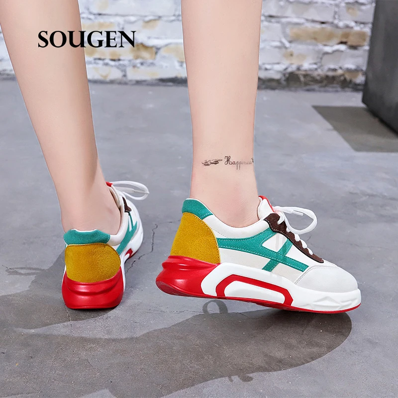 Krasovki/Женская обувь 2019 года Chaussure женские лоферы с корзиной Роскошная Брендовая