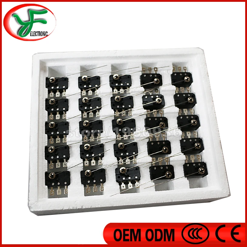 25 шт. монета трехногая игла микропереключатель механический старомодный