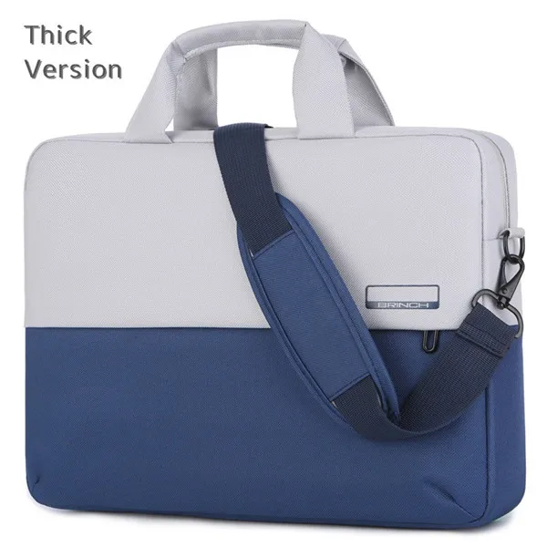 Thick Blue Бренд Бринч сумка для ноутбука 1", 14", 1", 15,6 дюймов, сумка-мессенджер чехол для MacBook air pro 13,3, 217 - Цвет: Thick Blue