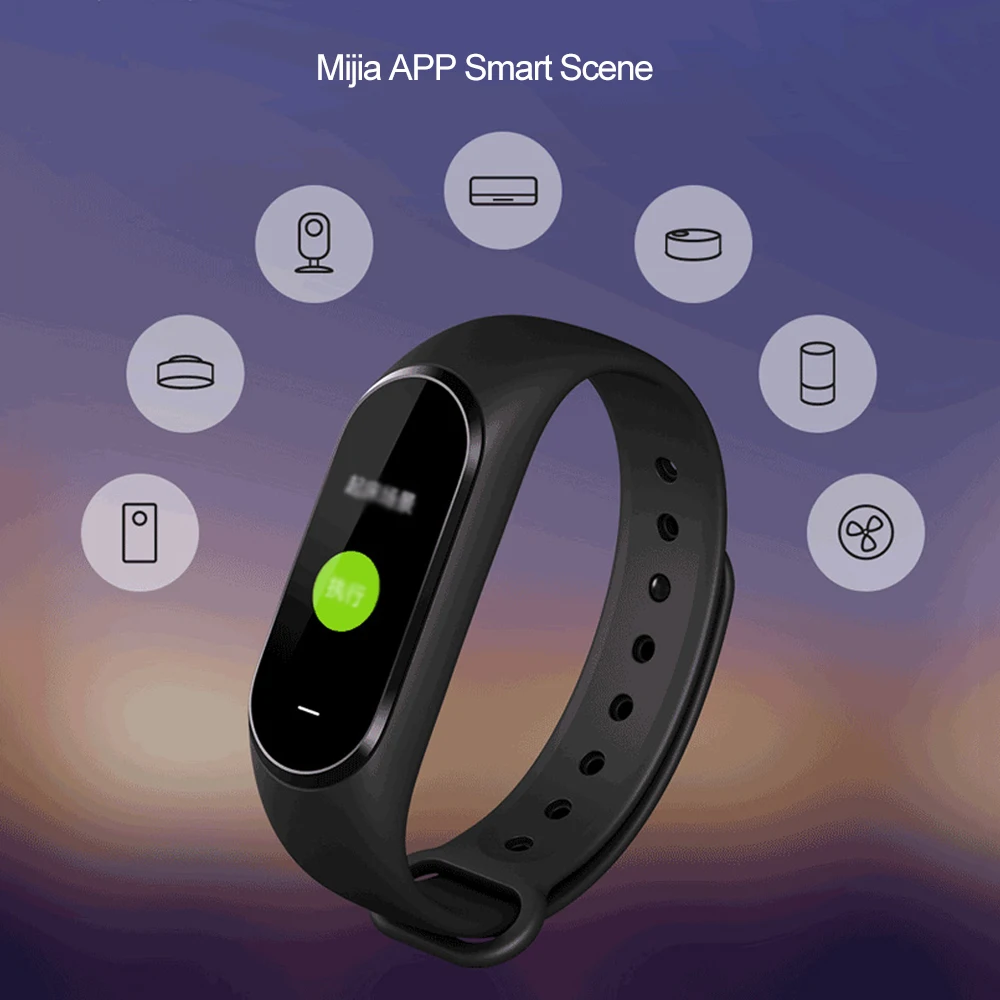 Фитнес-Браслет Для XIAOMI Mijia, глобальная версия, фитнес-трекер, 0,95 дюйма, AMOLED, цветной экран, NFC, 5 АТМ, водонепроницаемые Смарт-часы