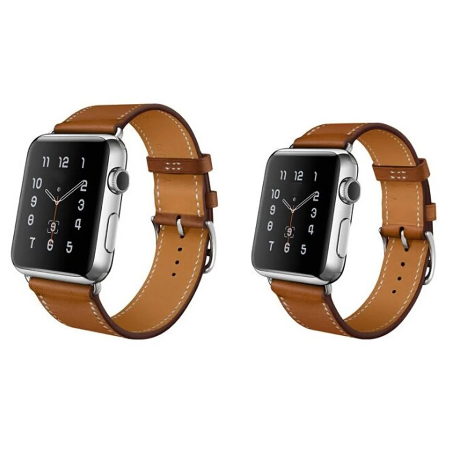 Натуральная кожа ремешок для наручных часов apple watch 42 мм 38 Версия 44 40 браслет на