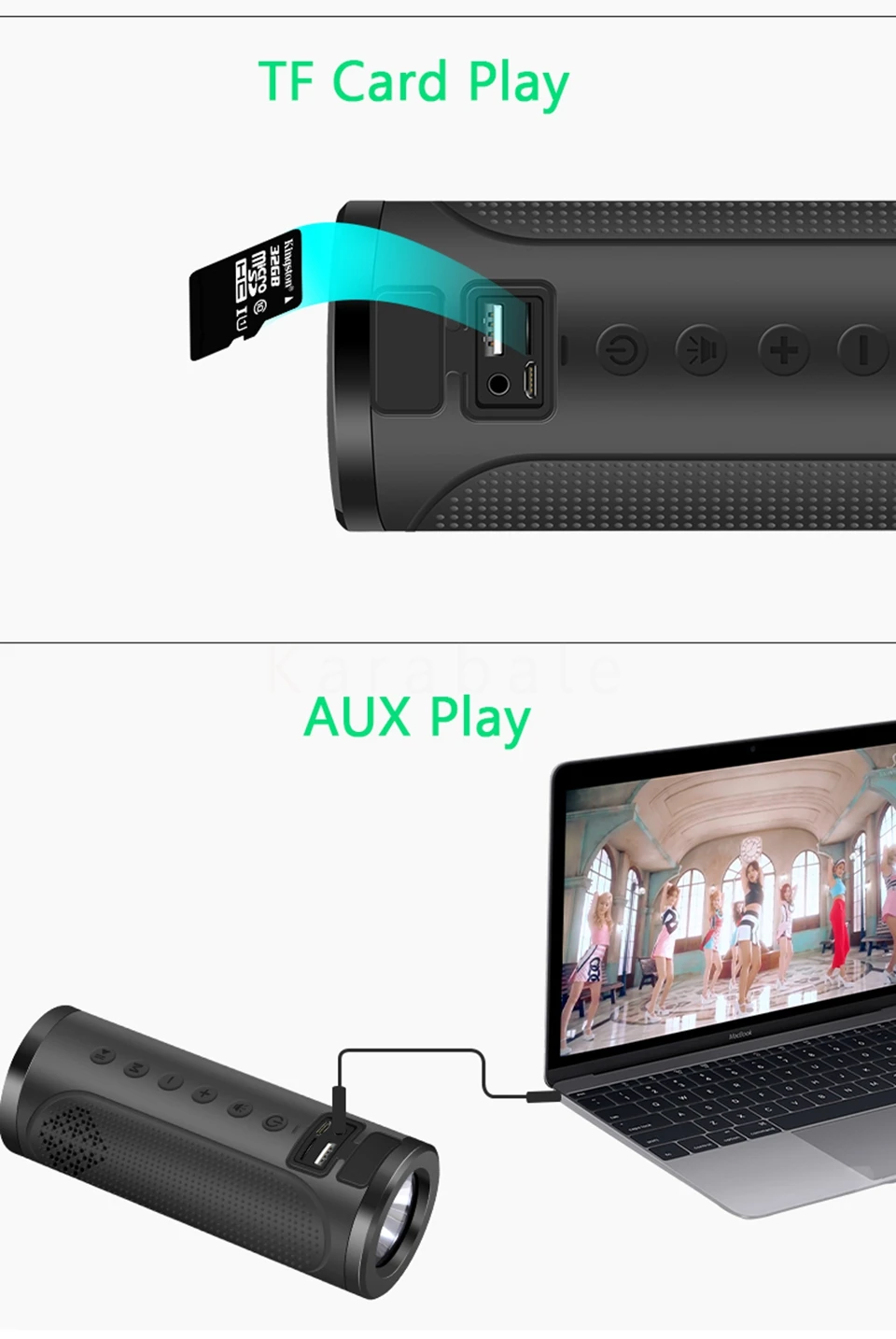 12 Вт супер бас открытый автомобильный Велосипед Bluetooth динамик 5000 мАч power Bank портативная 3D Беспроводная стереоколонка с микрофоном Светодиодная лампа