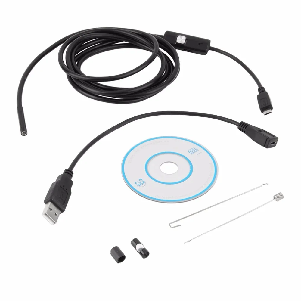 Prostormer 5 мм USB эндоскоп для Android Камеры змеиная трубка осмотра бороскопа