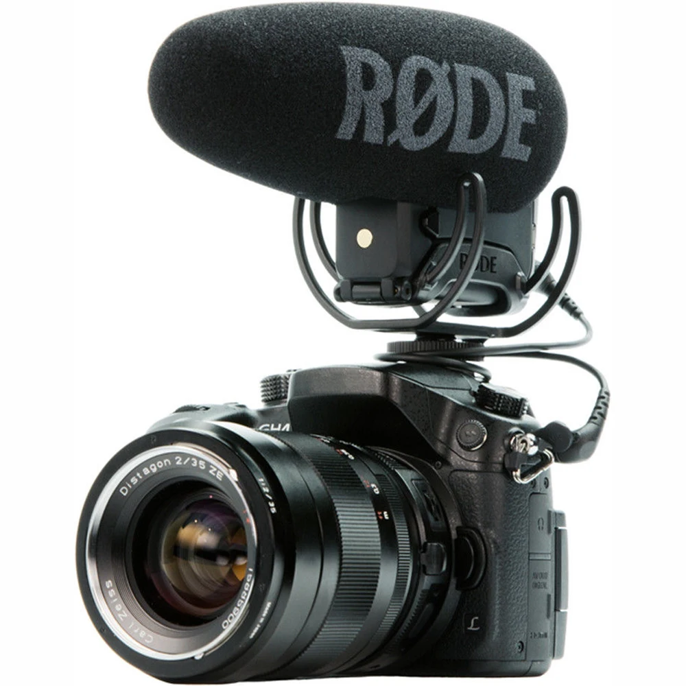 Rode VideoMic Pro + plus Shot gun интервью Видео Студия микрофон Rycote Lyre для Canon Panasonic камера DSLR