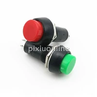 1pc j065 push self locking button switch greenred colors electric switch for diy model making free shipping russia