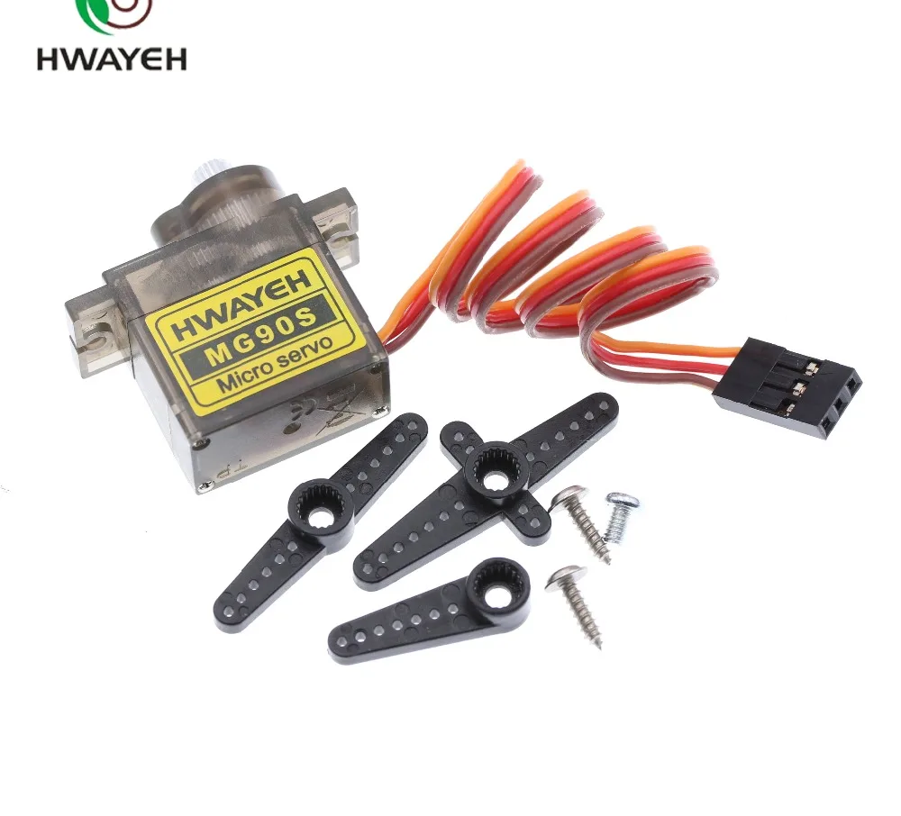 Metal Gear Digital MG90S 9g Servo Upgraded SG90 High Speed For Rc Helicopter Plane Boat Car MG90 9G | Электронные компоненты и