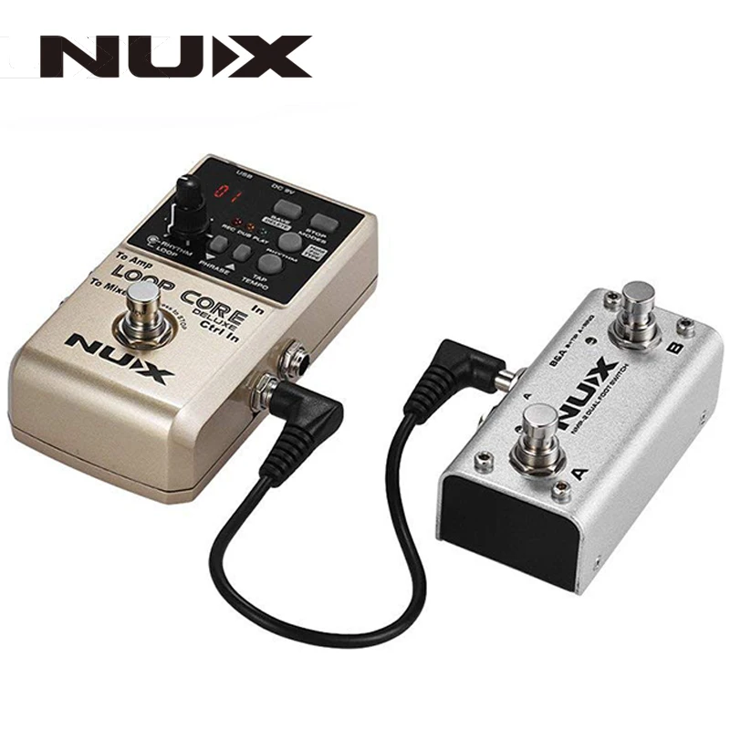 NUX Loop Core Deluxe Модернизированный гитарная педаль с ножной выключатель