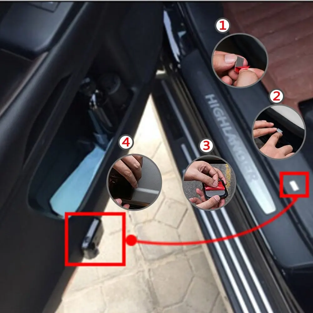 2 x Беспроводной светодиодный проектор для двери автомобиля, освещение для авто, логотип, теневая лампа, лазерный проектор, магнитный датчик, логотип Супермена