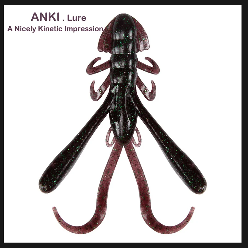 ANKI рыболовная приманка craw 6 г/7 см шт./лот соленый двойной цвет Ароматизированная