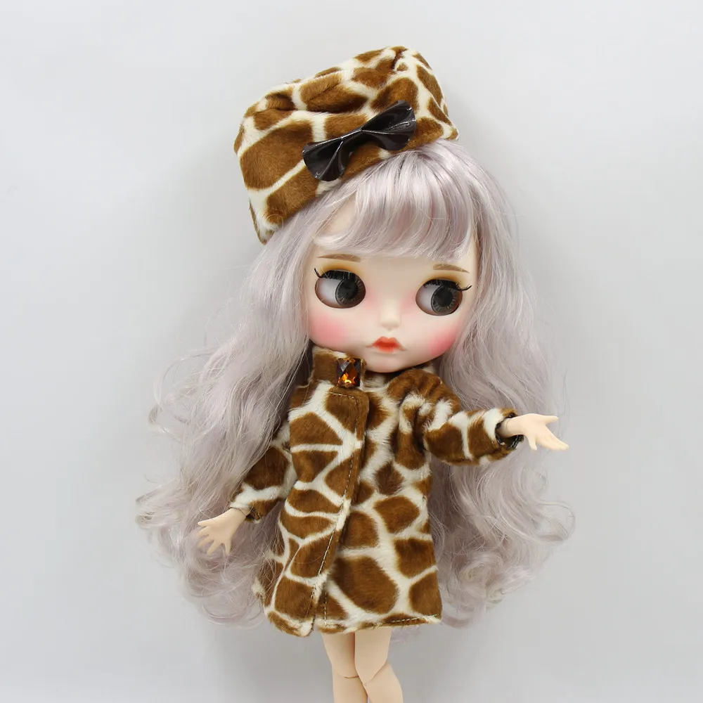 Blyth doll набор одежды с леопардовым рисунком и включает в себя шляпу для куклы 1/6 30 см