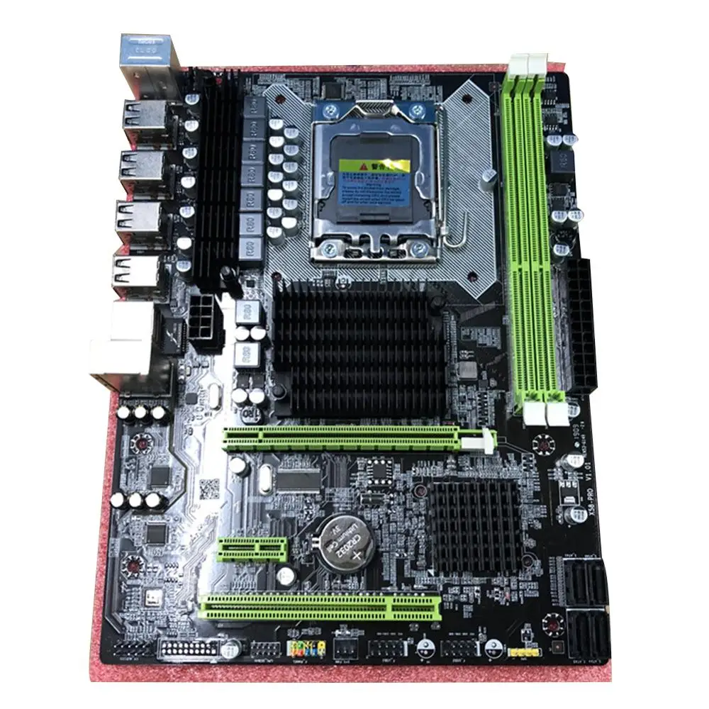 X58 Pro DDR3 ПАМЯТЬ интерфейс ЧПУ LGA 1366 для X5570 L5638 L5640 материнская плата запчасти