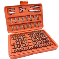 100pcsset screwdriver bits kit steel metric phillipsslottedhextemper torx screwdriver part multi function hand repair tools