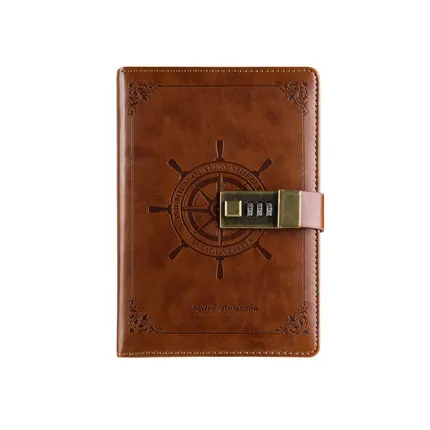 Creative Retro notebook with lock free shipping