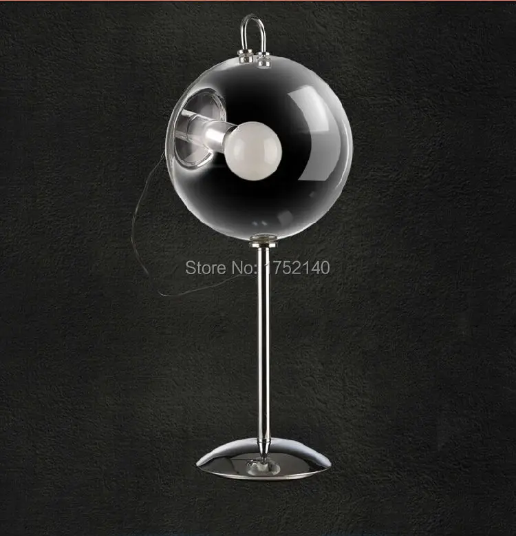 Пасторальный стиль кованого железа стеклянный шар мыльные пузыри настольная