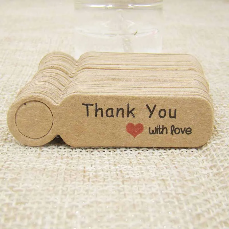Diy бирка TagThank You для ювелирных изделий 1 3 шт. x 5 см с фестонами винтажная упаковка