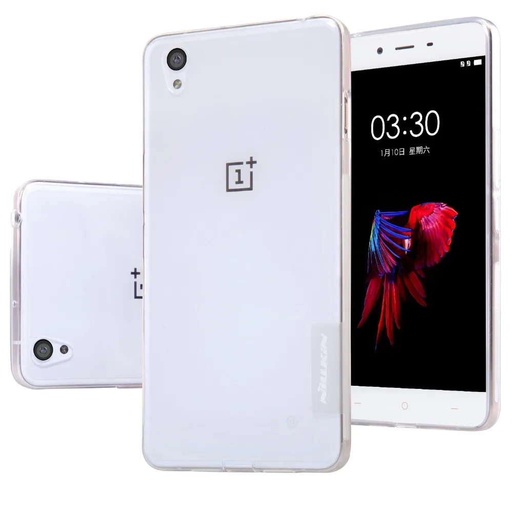 Чехол OnePlus X NILLKIN Nature ультратонкий прозрачный чехол из тпу с S образной линией