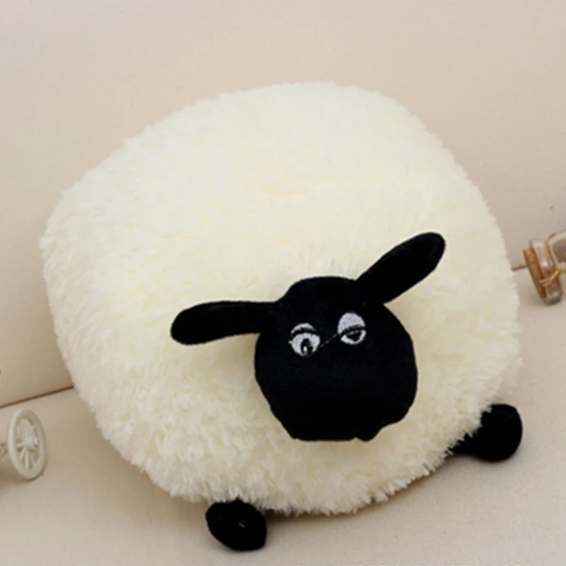 Забавная Милая овечья Подушка плюшевая игрушка мягкая удобная подушка мягкие