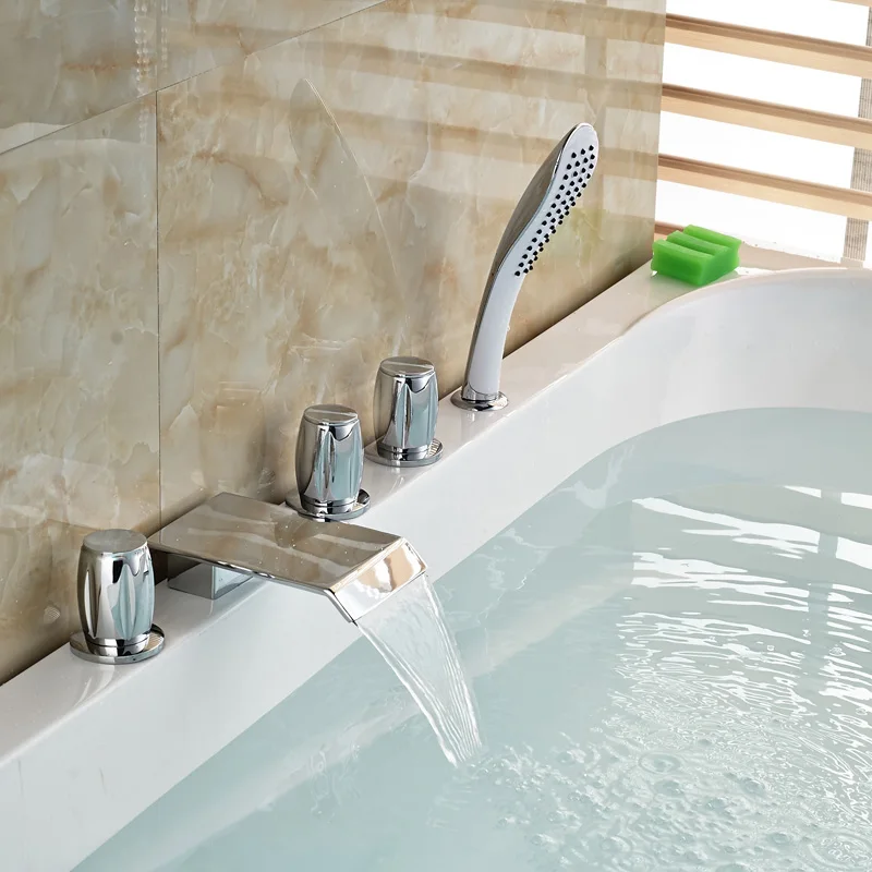 5 шт. душевая лейка Водопад|shower bathtub faucets|faucet chromeshower faucet ratings |