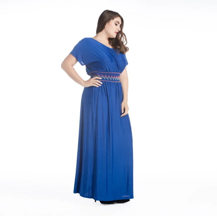 Женское богемное платье Vestidos Verano длинное пляжное в пол большие размеры 4XL 5XL 6XL 7XL