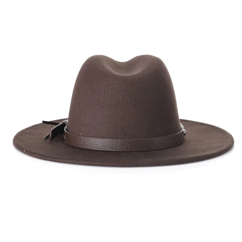 Новый осень-зима Для Мужчин's фетровая шляпка шерстяная Шапки однотонные носки