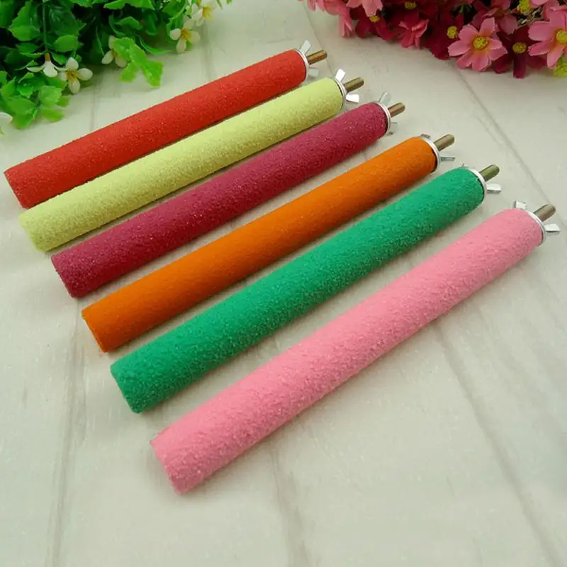 Портативный когти посадочным полка для птиц попугаи Домашние животные игрушки