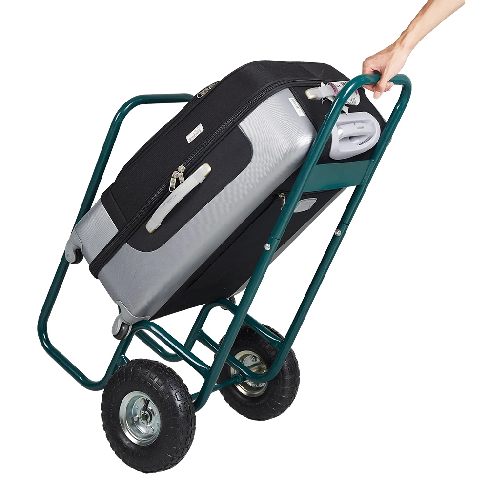 

Firewood Log Rack Carrier Garden Cart-220 LB Weight Capacity Wood Rack Storage Mover with Rolling Wheel for Indoor & Outdoor Use