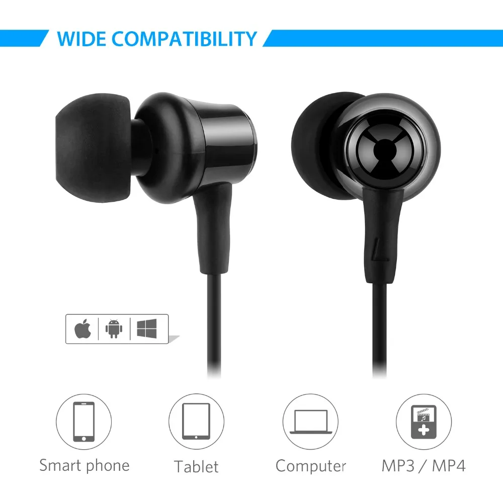 SoundPEATS 3,5 мм наушники-вкладыши проводные наушники с микрофоном музыкальные наушники Стерео Игровые наушники для Iphone samsung Смартфон Гарнитура
