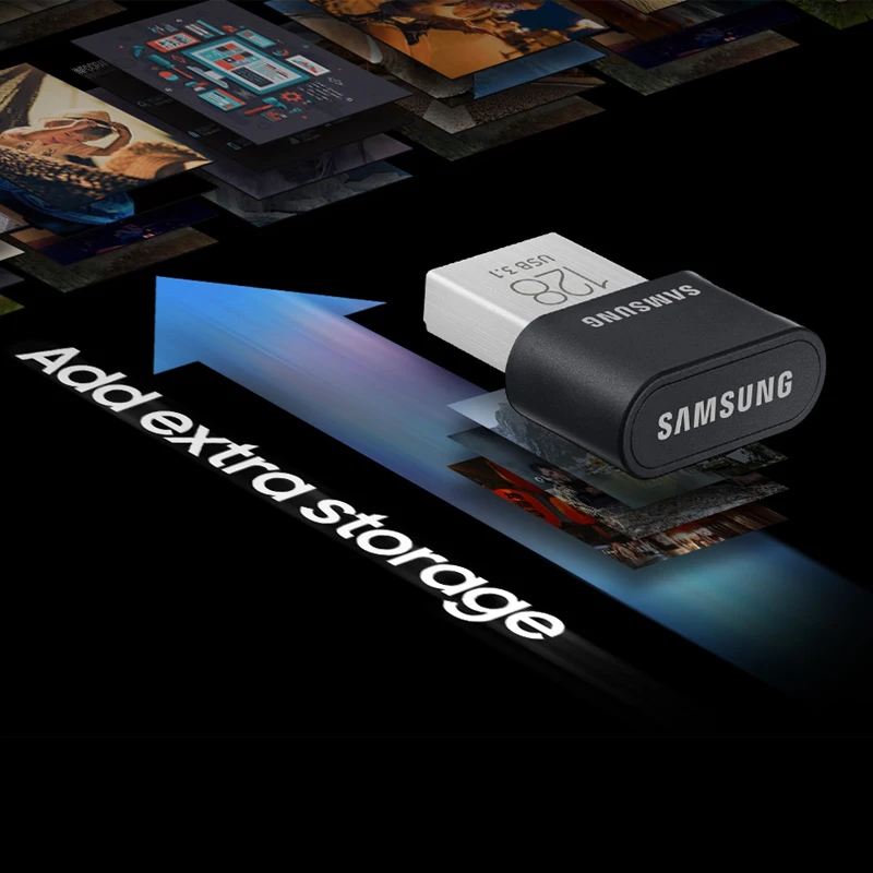 Samsung FIT USB 3,1 флэш-накопитель 64 Гб оперативной памяти, 32 Гб встроенной памяти до 200 МБ/с. usb флэш-накопитель 128 ГБ 256 ГБ до 300 МБ/с. Memoria usb флэш-диск