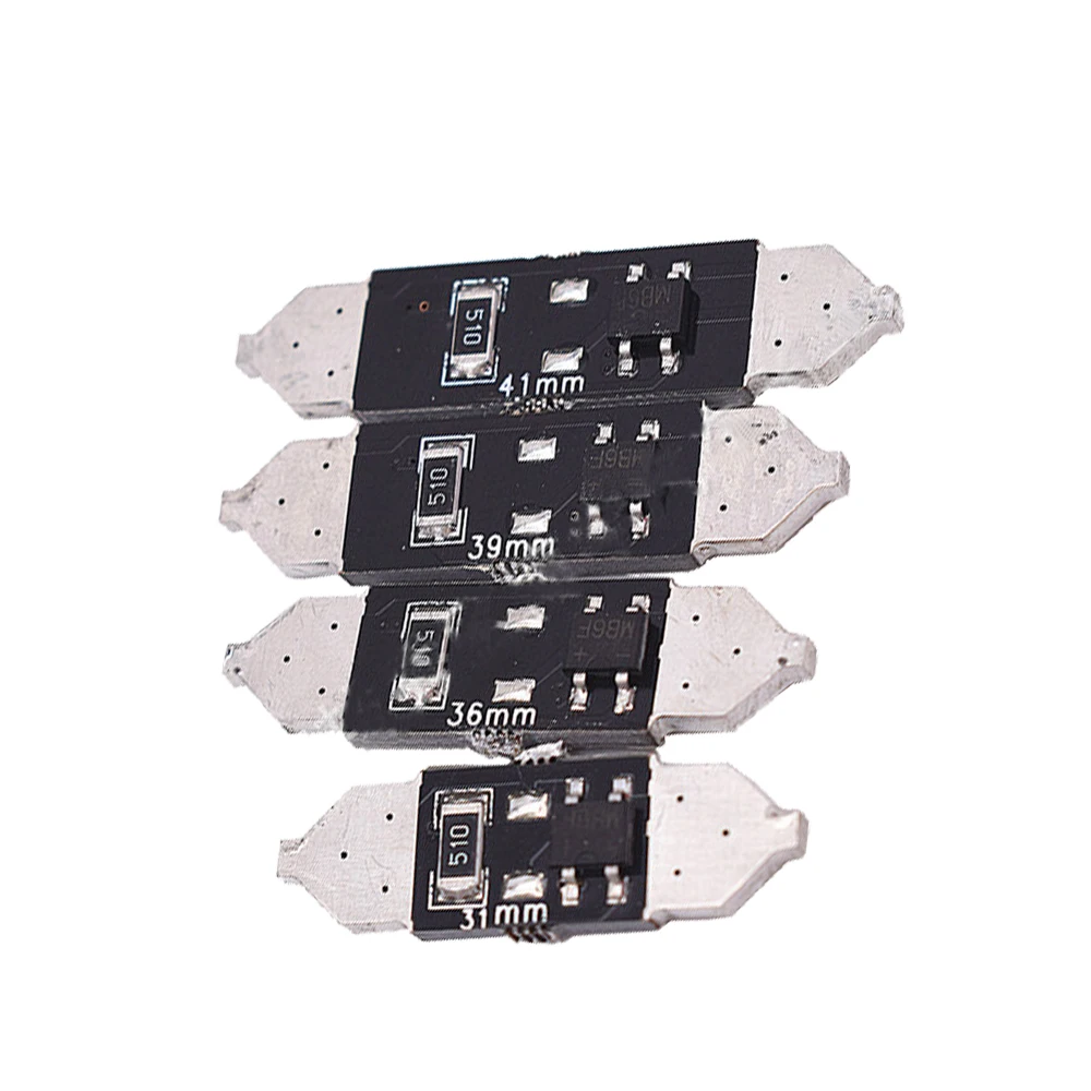 YSY 100X гирлянда 31/36/39/41 мм Светодиодная лампа C5W C10W супер яркая 3030 3 SMD Canbus без ошибок