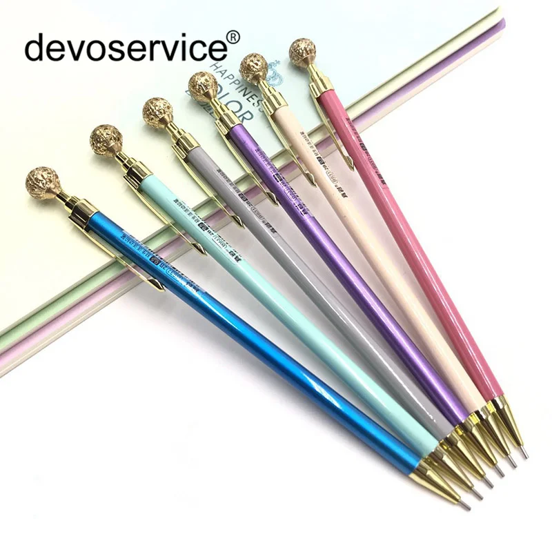 4 шт./лот металлический механический карандаш креативная пустотелая Алмазная