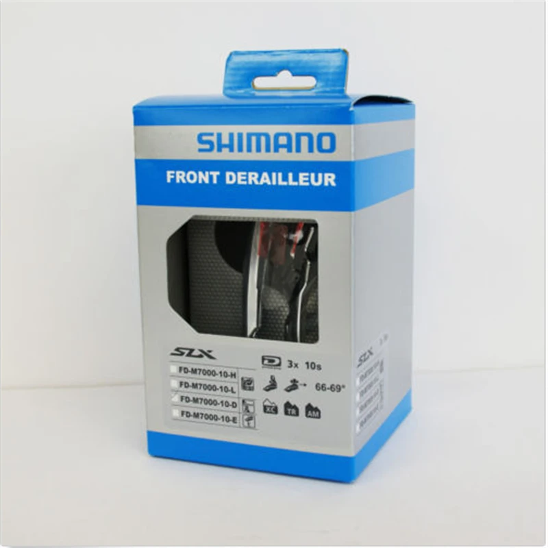 Оригинальный бокс упакованный Shimano SLX FD M7000 D/FD E/FD H передний переключатель 3x10