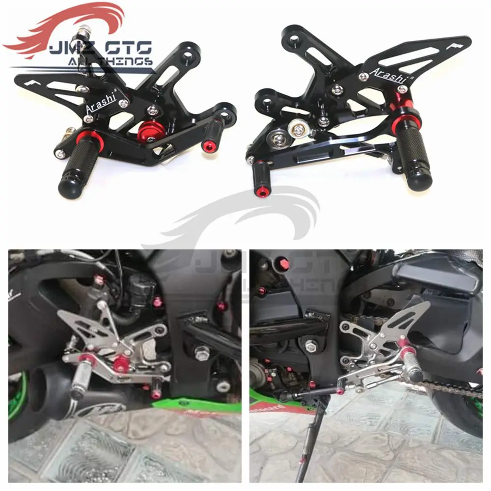 Регулируемая Задняя подставка для ног KAWASAKI ZX10R 2016 2017 2018 2019 2020|Подставки под ноги| |