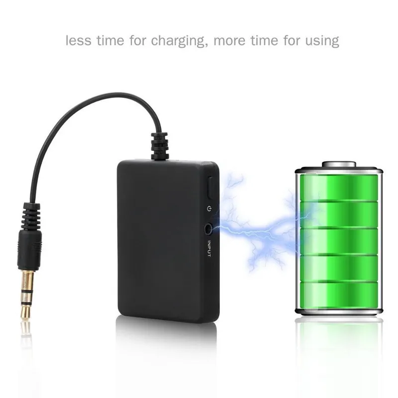 Anlud Mini Bluetooth Беспроводной передатчик музыка стерео ключ аудио адаптер 3.5 мм A2DP для